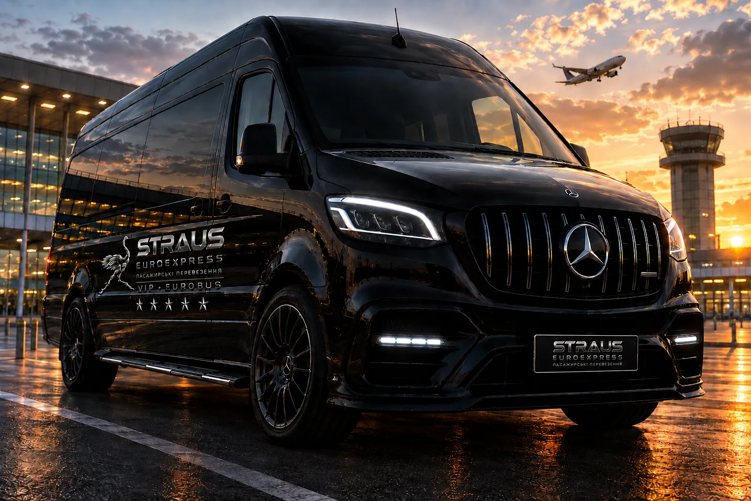 Чорний Mercedes-Benz Sprinter